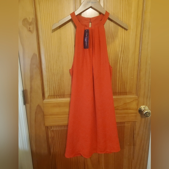 NWT One Clothing Orange Dress size Large - Picture 1 of 8